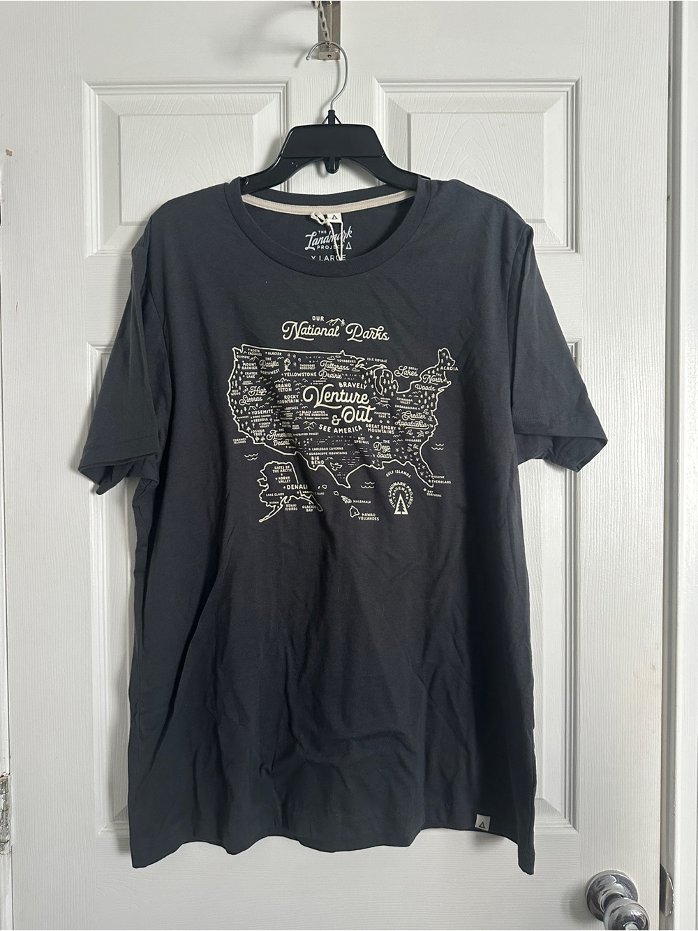 Landmark Project Short-Sleeve National Parks Map Tee